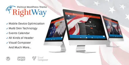 ThemeForest - Right Way v1.9 - Political WordPress Theme 