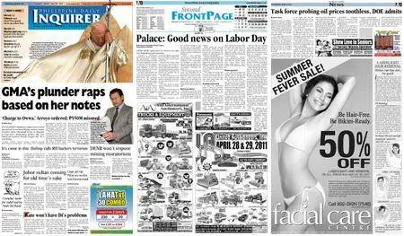 Philippine Daily Inquirer – April 27, 2011