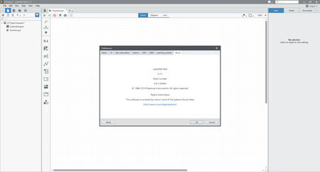 NI LabVIEW NXG 3.1.1 (build 6.4.1.50844)