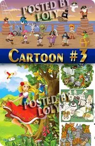 Cartoon Heroes #3 - Stock Vector