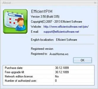 EfficientPIM Pro 3.50 Build 335 + Portable