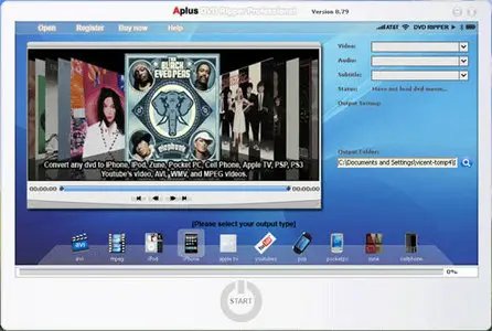 Aplus DVD Ripper Professional 10.04