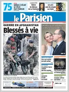 Le Parisien + Cahier Paris - Vendredi 15 juillet 2011