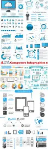 Vectors - Computers Infographics 2