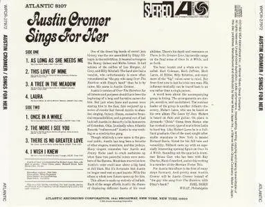 Austin Cromer - Sings For Her (1964) {2014 Japan Jazz Best Collection 1000 Series WPCR-27972}
