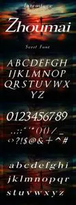 Zhoumai Serif Font