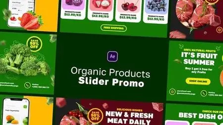 Organic Products Slider Promo 45654676