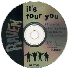 The Beatnix - It's Four You: 19 Lennon & McCartney Songs The Beatles Gave Away (1994)