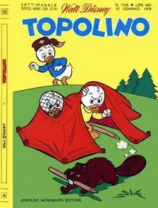 Topolino 1155 - Paperino e l'imprevedibile Kangur-Papero (01-1978)