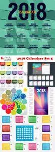 Vectors - 2018 Calendars Set 5