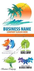 Business logos vector 2