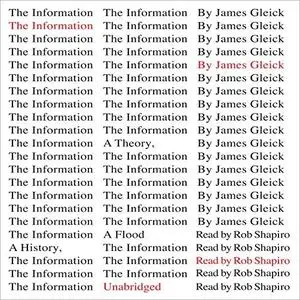 The Information: A History, a Theory, a Flood [Audiobook]