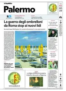 la Repubblica Palermo – 03 maggio 2019