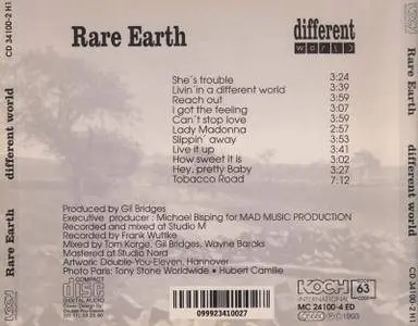 Rare Earth - Different World (1993)