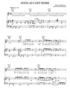 Soon As I Get Home - Whitney Houston Babyface (Piano-Vocal-Guitar)