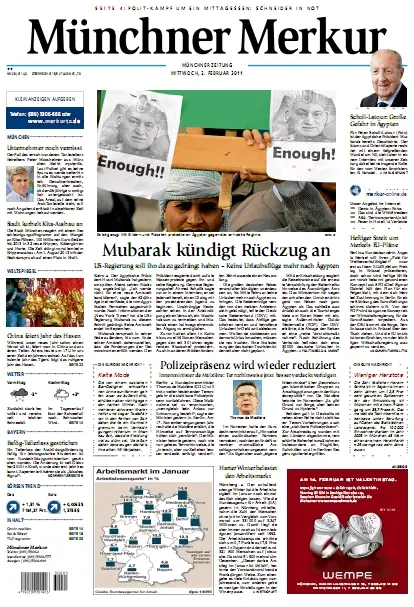 Münchner Merkur vom 2. Februar 2011