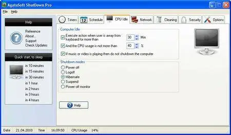 AgataSoft ShutDown Pro 3.2 + Portable