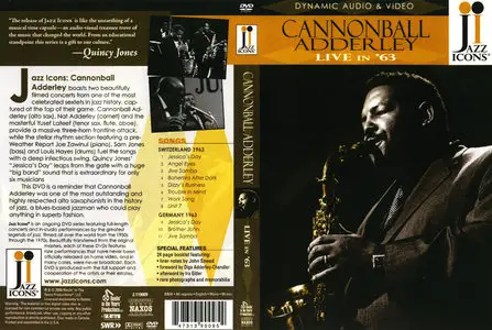 Jazz Icons: Cannonball Adderley - Live In '63 (2008) [Repost]