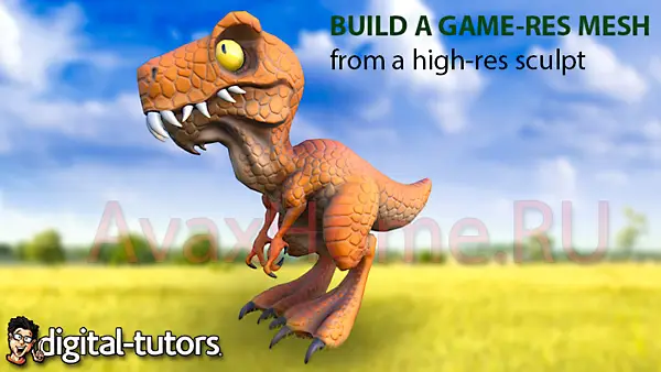 Digital-Tutors - Retopologizing a High-Resolution Sculpt for Games in 3D-Coat