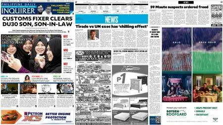Philippine Daily Inquirer – September 02, 2017