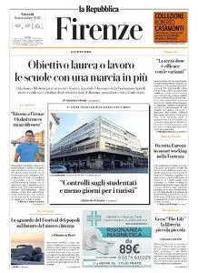 la Repubblica Firenze - 11 Novembre 2021