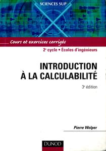 Pierre Wolper, "Introduction à la calculabilité"