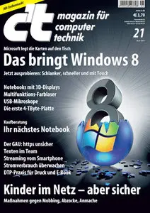 ct Magazin für Computertechnik No 21 2011