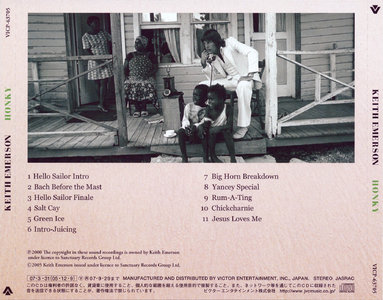 Keith Emerson - Honky (1981) [JPN Reissue 2005]
