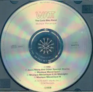 The Carla Bley Band - Musique Mecanique (1978) {Watt}