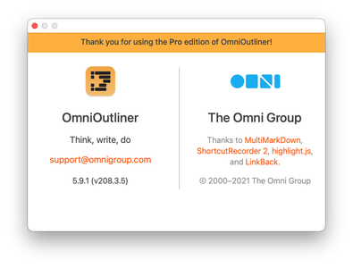 OmniOutliner Pro 5.9.1 Multilingual macOS