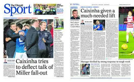 The Herald Sport (Scotland) – September 30, 2017