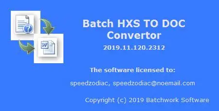 Batch HXS to DOC Converter 2019.11.530.2357