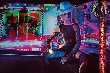 Joan Smalls & Xiao Wen Ju by Steven Klein for Vogue Italia March 2015