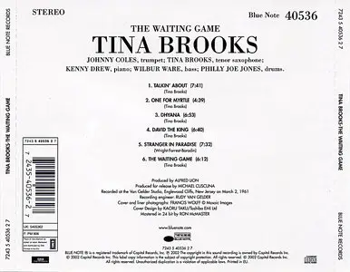 Tina Brooks - The Waiting Game (2002)