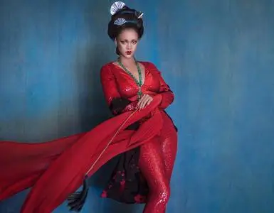 Rihanna by Chen Man Harper’s Bazaar China August 2019