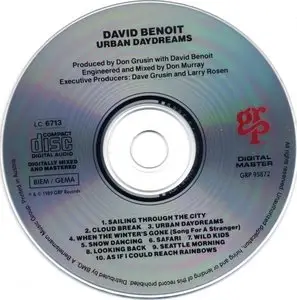 David Benoit - Urban Daydreams (1989) {GRP 9587} [Re-Up]