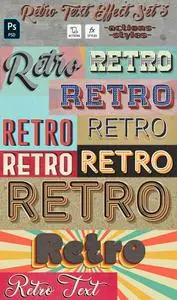 GraphicRiver - Retro Text Effect Set 3- 10 Photoshop Different Styles 29621607