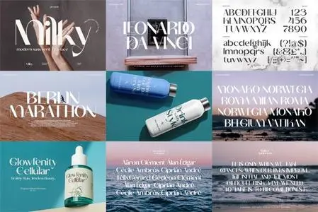 Milky - Modern Sans Serif Display Typeface