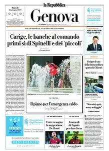 la Repubblica Genova – 25 giugno 2019