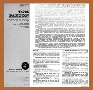 Tom Paxton - Original Album Series (1964-70) [5CD Box Set] {2010 Rhino Remaster}