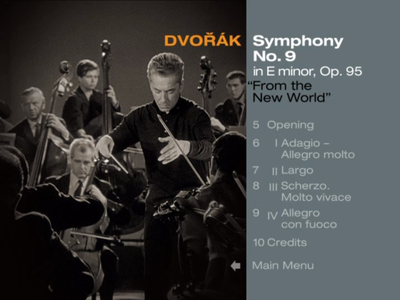 Mozart: Violin Concerto 5, Dvorak: Symphony 9 / Karajan - Clouzot