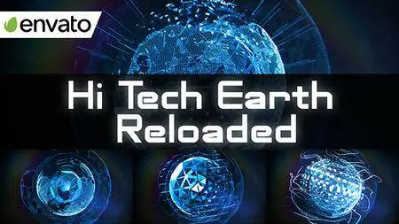 Hi Tech Earth Reloaded / Element 3D - Project for After Effects (VideoHive)