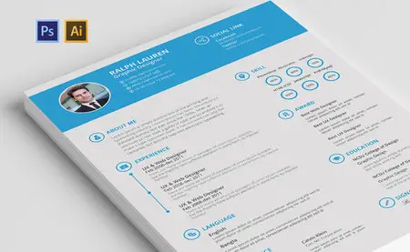 CreativeMarket - Awesome Resume/Cv