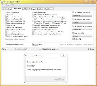 Directory List and Print Pro 2.30
