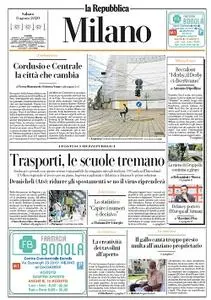 la Repubblica Milano - 8 Agosto 2020