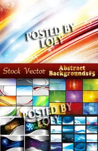 Vector Abstract Backgrounds #5  - Stock Vector