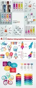 Vectors - Option Infographics Elements 109