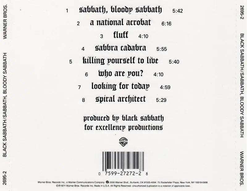 Black Sabbath - Sabbath Bloody Sabbath (1973)