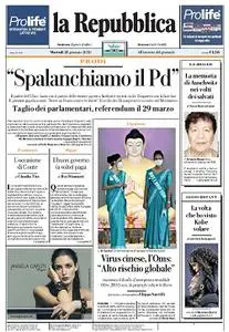 la Repubblica - 28 Gennaio 2020