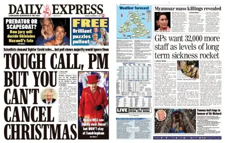 Daily Express – December 21, 2021